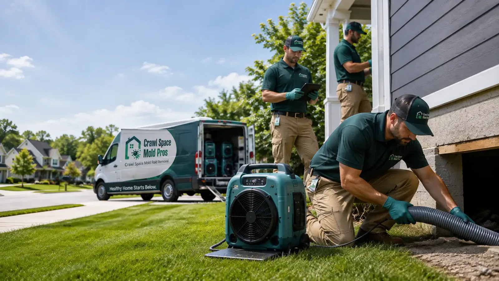 Crawl Space Mold Removal in Conway, WA